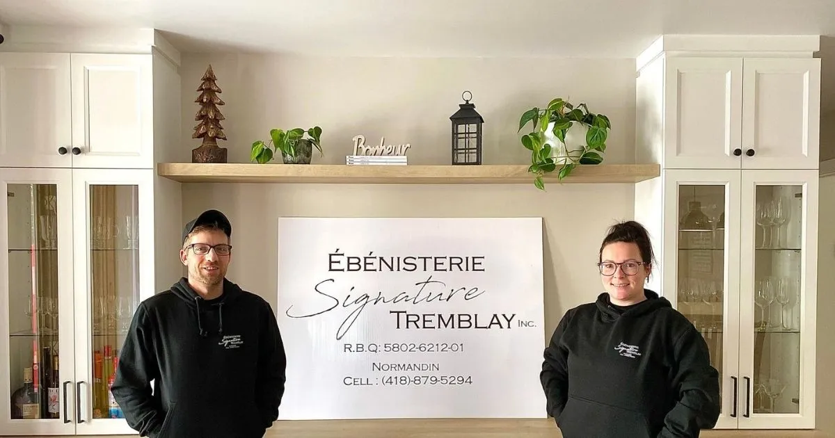 Connaissez-vous Ébénisterie Signature Tremblay, une nouvelle entreprise qui offre des services de conception de plan 3D et de fabrication de meubles sur mesure à Normandin?!