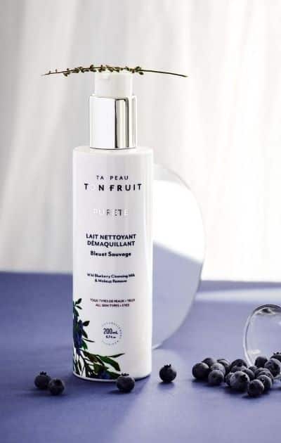 Lait démaquillant pour la peau fait au Québec Ta peau Ton fruit