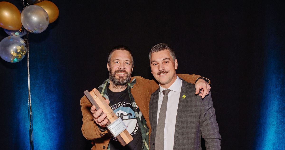La Microbrasserie le Coureur des bois lauréate du prix L&rsquo;écoresponsable de la Soirée Distinction